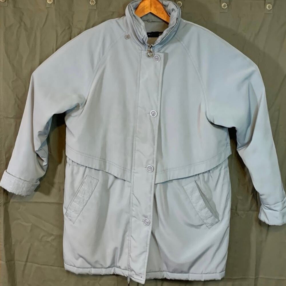 Weather Tamer Women Winter Jacket Coat Green Sz L Grandma Mom‎ Vintage Cottage